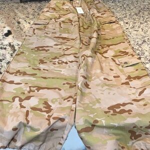 Camouflage Wide Leg Cargo Jogger Pants